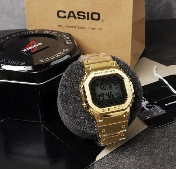 GShock GMW Gold Watch