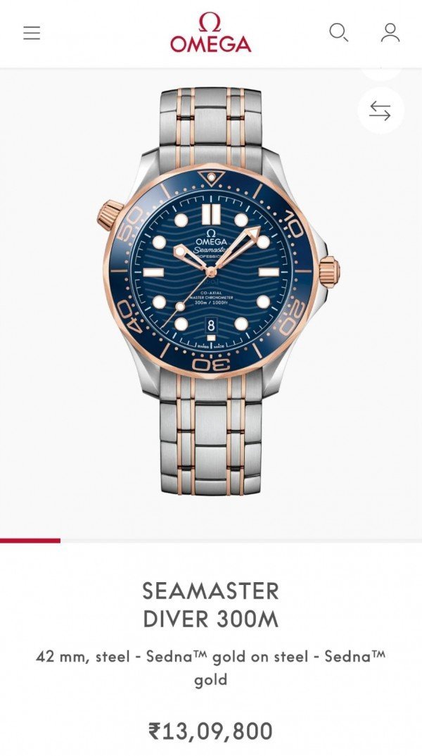Omega Seamaster Diver 300M Automatic Copper-Blue