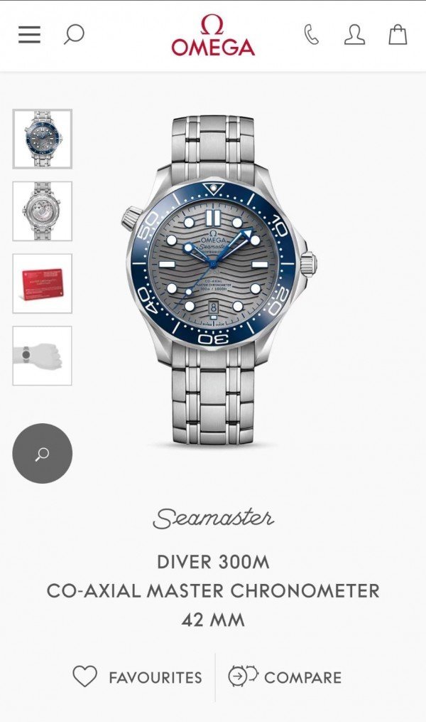 Omega Seamaster Diver 300m Automatic