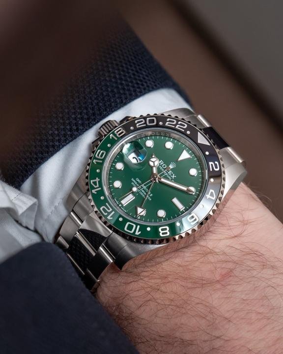 ROLEX OYSTER PERPETUAL GMT MASTER-2 STEEL AQUA BLUE